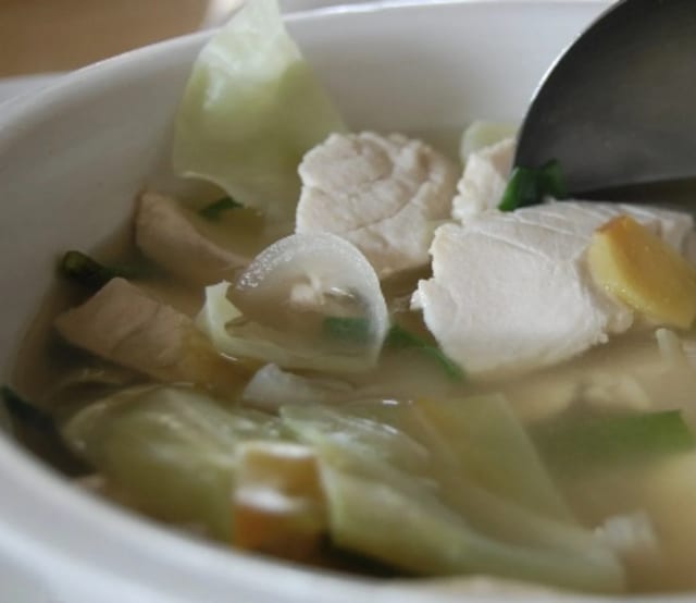 Tuna Tinola Soup.