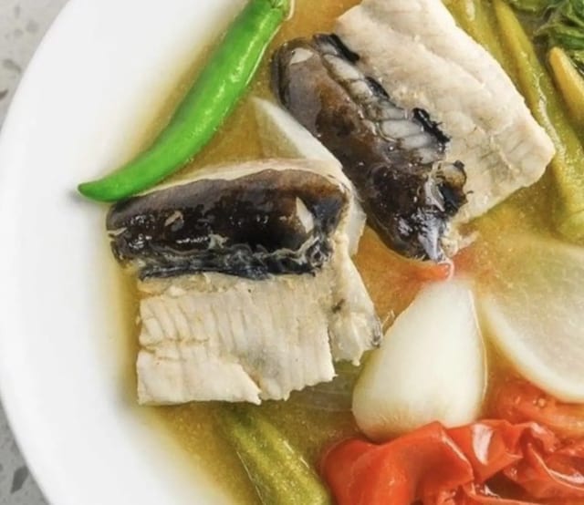 Milkfish Sinigang Soup.