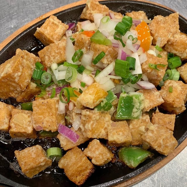 Sizzling Tofu.