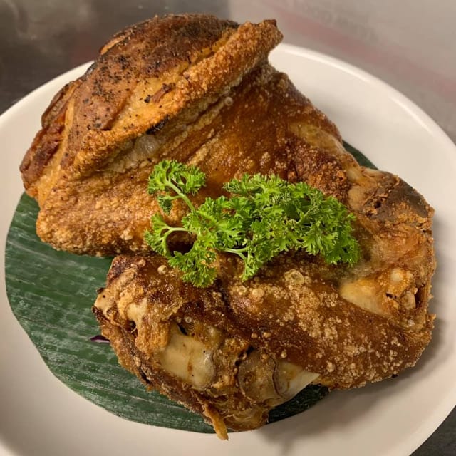 Crispy Pata Pork.