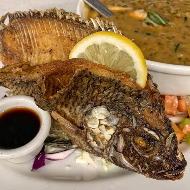 Fried Tilapia.